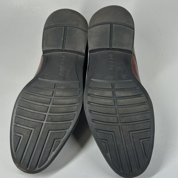 ECCO Shoes Men’s Size US 9 EU 43 Vitrus Tie Boot Chukka Brown Leather Gore-Tex - Picture 11 of 15